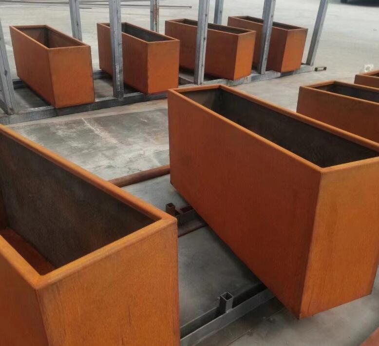 申扎耐候钢花箱