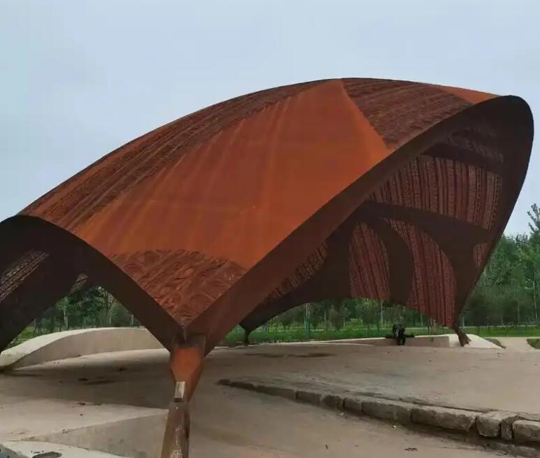 申扎耐候钢幕墙案例